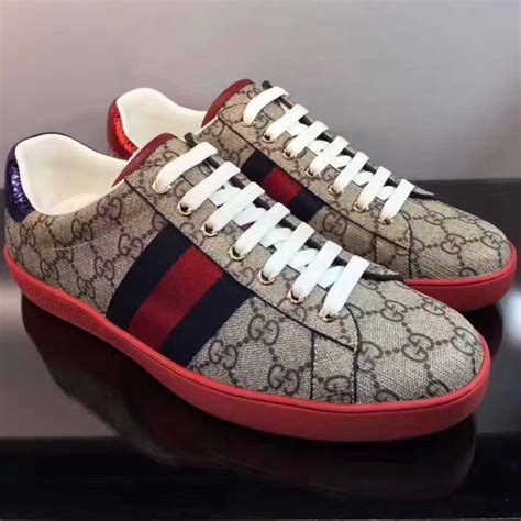 gucci sneakers red bottom|sneakers gucci outlet.